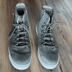 Vlado Maximus 2 Men’s USA 12 EU 46 military green hightop sneaker boots side zip